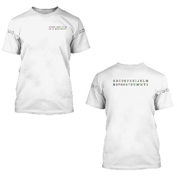 Discover Psychedelic Alphabet 3D T Shirts