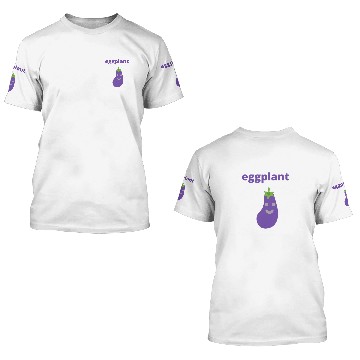 Discover eggplant 3D T Shirts