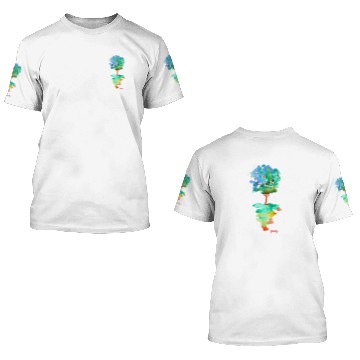 Discover Rainbow Tree 3D T Shirts