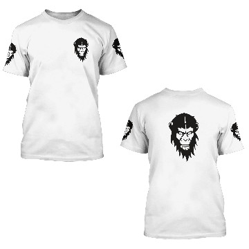 Discover monkey face 3D T Shirts