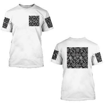 Discover Mandala Pattern Black and White Halloween Fall Aut 3D T Shirts