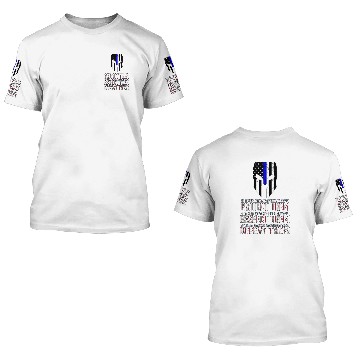 Discover American Warrior Spartan Helmet I Thin Blue Line 3D T Shirts