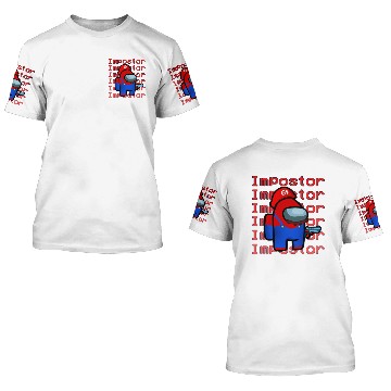 Discover Among Us - Impostor - Super Mario 3D T Shirts