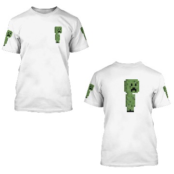 Discover Creeper cup 3D T Shirts