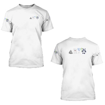 Discover Kids Rock Paper Scissors Panda Bear Gift 3D T Shirts