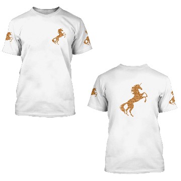 Discover Unicorn Waffle Pattern Symbol 3D T Shirts Waffles 3D T Shirts