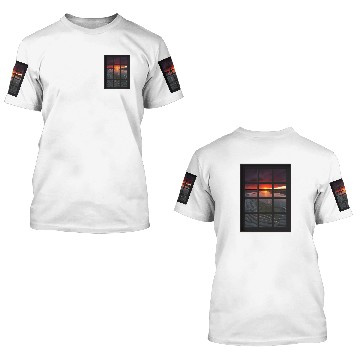 Discover Ocean Breeze Mind At Ease Ocean Beach Window Print 28 3D T Shirts