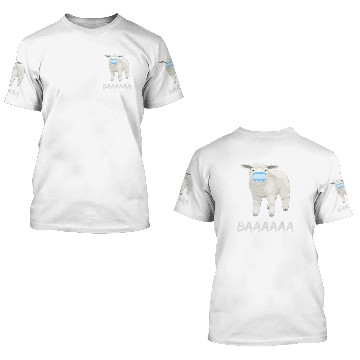 Discover Sheep with mask . 3D T Shirts 3D T Shirts