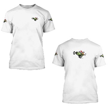 Discover Motorcycle Sidecar Cartoon 3D T Shirts
