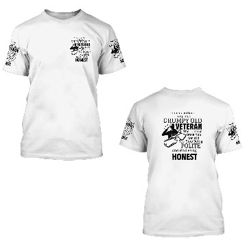 Discover grumpy old - veteran 3D T Shirts 3D T Shirts