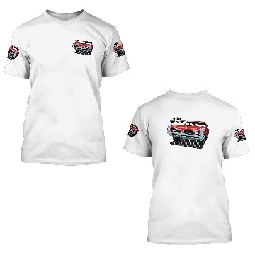 Discover 1967 Pontiac GTO Red 3D T Shirts