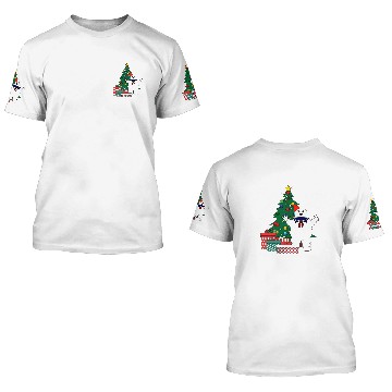 Discover Stay Puft Ghostbusters Around The Christmas Tree - Stay Puft - 3D T Shirts