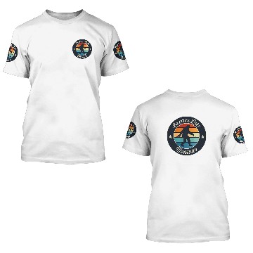 Discover Bowman Lake Montana Sasquatch Souvenir 3D T Shirts