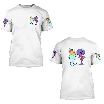 Discover Squiddly Diddly Secret Squirrel Show Hanna-Barbera Cartoon 3D T Shirts