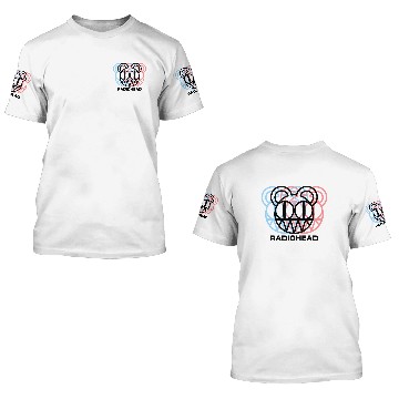 Discover Radiohead Logo Dizzy Glitch - Radiohead - 3D T Shirts