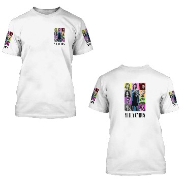Discover Miley Cyrus Eras Tour 3D T Shirts Flowers 3D T Shirts