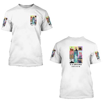 Discover US History Eras Tour Baseball Jerseys 3D T Shirts