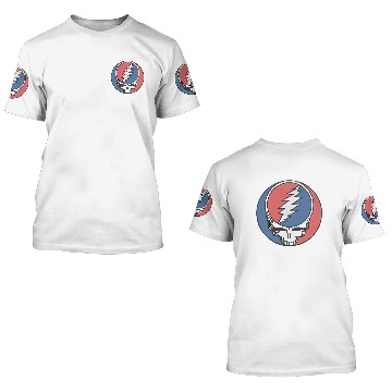 Discover Grateful Dead Unisex 3D T Shirts: Steal Your Face Classic