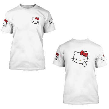 Discover Hello Kitty Hawaiians, Kitty Cat merch 3D T Shirts