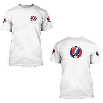 Discover Grateful Dead Unisex Zip 3D T Shirts: Steal Your Face Classic