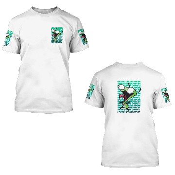 Discover Nick 90s Invader Zim Gir Impending Dooom Song 3D T Shirts