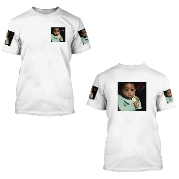 Discover Lil Wayne - Tha Carter III 3 3D T Shirts