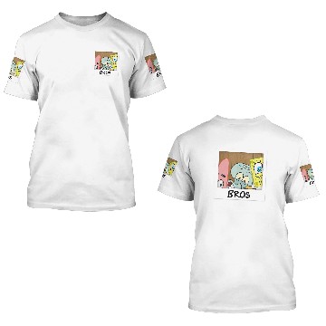 Discover Nic.kel.ode.on Spongebob Squarepants Bros Graphic 3D T Shirts