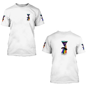 Discover Vintage Retro Prism Skydiving 3D T Shirts