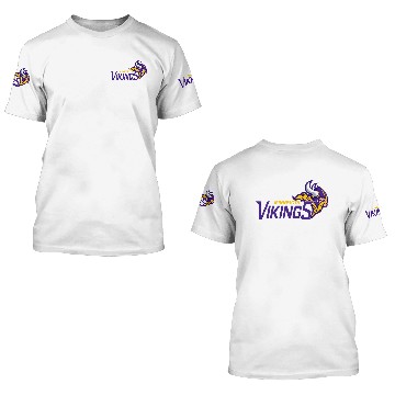 Discover Minnesota Vikingss Logo 3D 3D T Shirts
