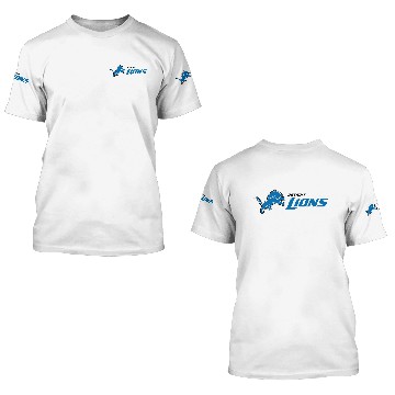 Discover Detroit Lions Logo 3D T Shirts