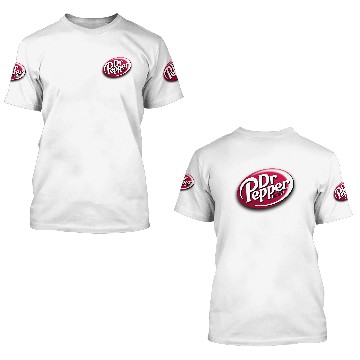 Discover Dr Pepper Logo Baseball Tees 3D T Shirts