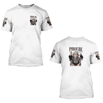 Discover Phoebe Bridgers 90's Bootleg Tie Dye 3D T Shirts
