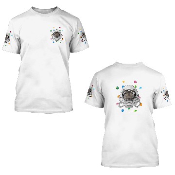 Discover Astronauts Squirrel Astronaut Animal Deep In Space Cosmic Universe Zip 3D T Shirts