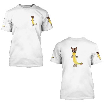 Discover Cat Funny Banana Cat With Lion Paws Baseball Tees 3D T Shirts