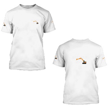 Discover Construction Crew Escavator Construction Worker Zip 3D T Shirts