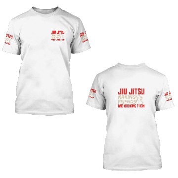 Discover Funny Jiu Jitsu Fighter Making Friends Tactical Hugging 3D T Shirts