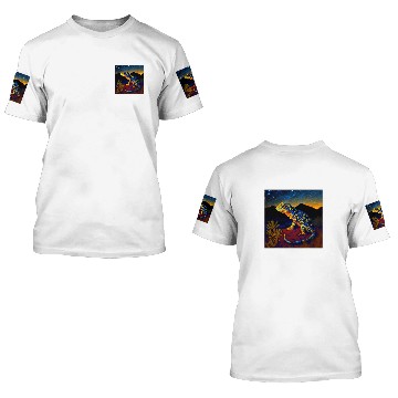 Discover Gecko Lover Surrealism Starry Night Mediterranean Gecko 3D T Shirts