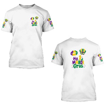 Discover Fancy Mardi Gras Party Costume My 1st Mardi Gras 2 Baseball Tees 3D T Shirts