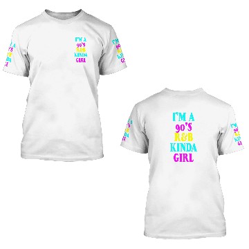 Discover Im a 90s Rb Kinda Girl 1 Zip 3D T Shirts