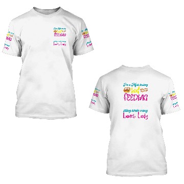 Discover Lunch Lady Multi Tasking Feeding Kid Cafeteria Worker 3D T Shirts