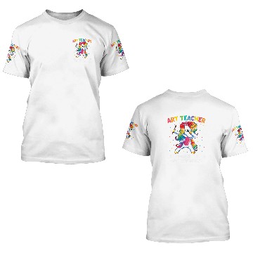 Discover Art Teacher Dabbings Unicorns Funny Back To School Gift 3D T Shirts