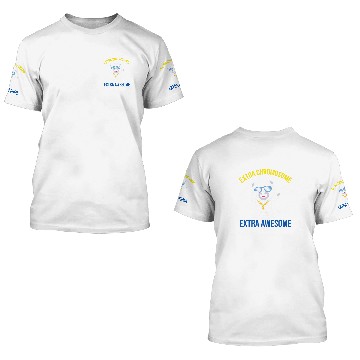 Discover Extra Chromosome Extra Awesome Bear Down Syndromes Awareness 3D T Shirts
