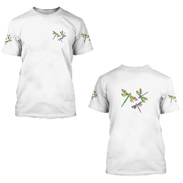 Discover Dragonfly I Nature Art I Insect Lover I Bug I Dragonfly 3D T Shirts