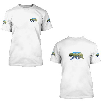 Discover Bear Lake National Park Landscape Image Idaho Utah Souvenir Baseball Tees 3D T Shirts
