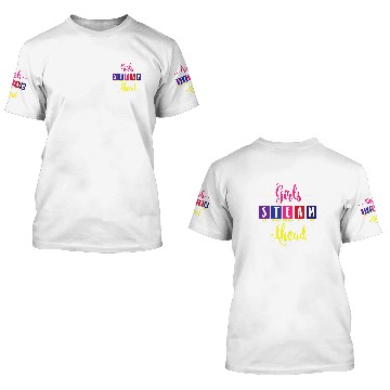 Discover Girls STEAM Ahead Science Technology Engineering Art Math Baseball Tees 3D T Shirts