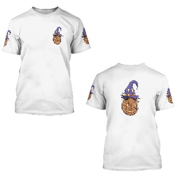 Discover Pastel Goth Pumpkin Warlock Squash Fruit Halloween Magic Hat 518 3D T Shirts