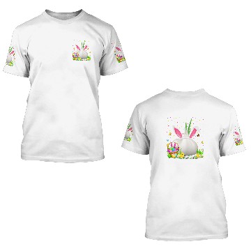 Discover Garlic Easter Egg Hunt Bunny Garlic Easter Sunday 3D T Shirts