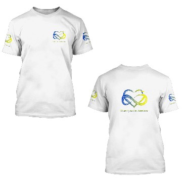 Discover I Wear Blue Yellow For Down Syndromes Awareness Warrior 3D T Shirts