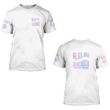 Discover Espanol Bilingue Spanish Teacher Maestra 3D T Shirts