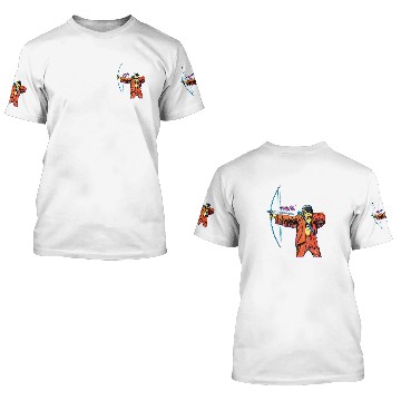 Discover Cool American Indian Warrior With Arrow Old West Comic Baseball Tees 3D T Shirts